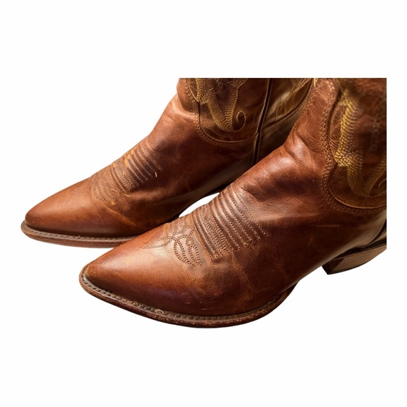 Justin Vintage Western Leather Boots - Picture 15 of 15